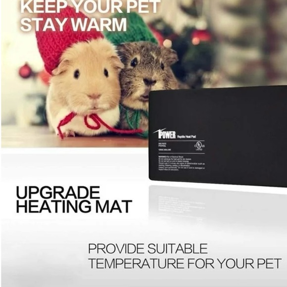 iPower Reptile Heat Pad Under Tank Terrarium Warmer Heating Mat for Reptiles - Picture 5 of 9